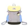 Unisex Stylish Colorblock Backpack: Lightweight, Trendy, and Versatile Student Bookbag