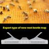 5/10 Pezzi Trappola per Coleotteri dell'Alveare Plastica Trasparente Riutilizzabile Trappola per Coleotteri Salute delle Api Adatta per Telaio dell'Alveare Cattura Coleotteri Forniture per Apicoltori
