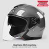 AD Unisex Electric Motorcycle Helmet - Winter Warmth, All-Season Safety, 3C Certified Half Helmet for Scooters
