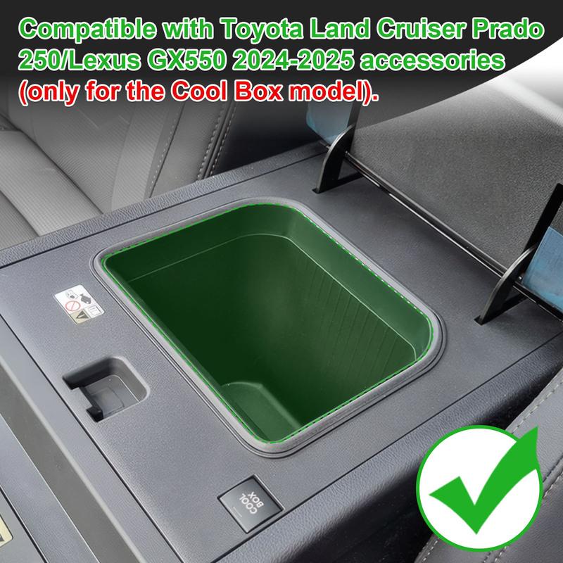 Center Console Organizer Cool Box For Toyota Land Cruiser Prado 250/Lexus GX550 2025 2024 Armrest Box Tray Interior Accessories