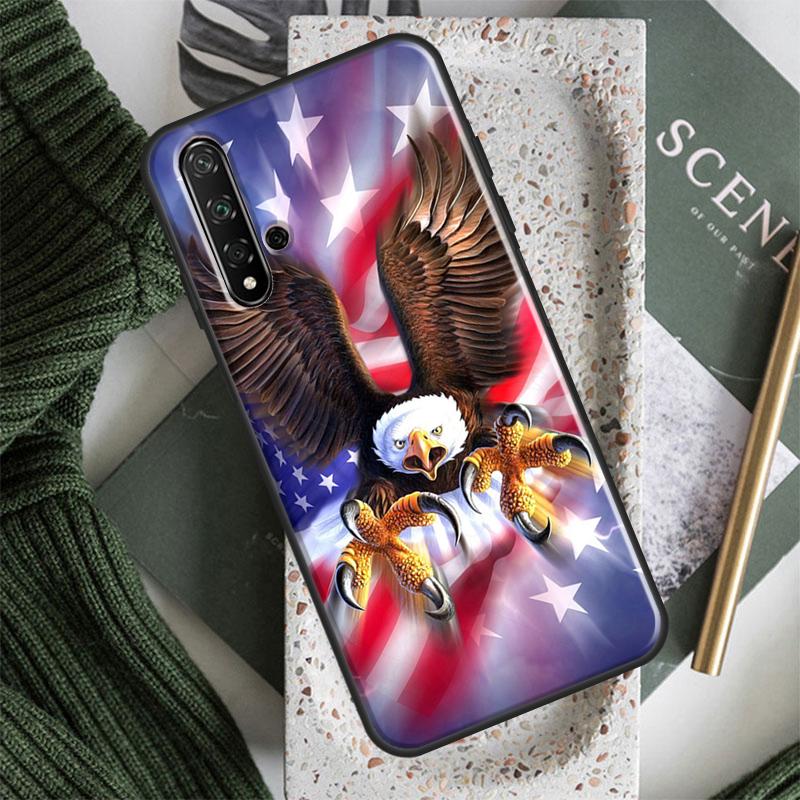 American Eagle For Huawei Nova 7i 8i 11i 12i 12s 9 10 SE Y91 Y90 Y60 Y70 Y72 Y61 P30 P40 Lite P60 Pro Case