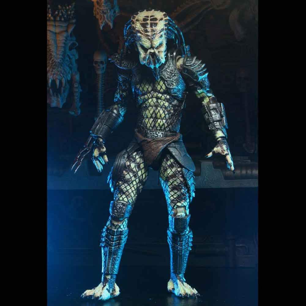 NECA Predator Ultimate Action Figure Scout Predator NECA 2020 PREDATOR 2 ULTIMATE SCOUT PREDATOR Movie Predator The Lost Clan 7-inch / 2 [Used]