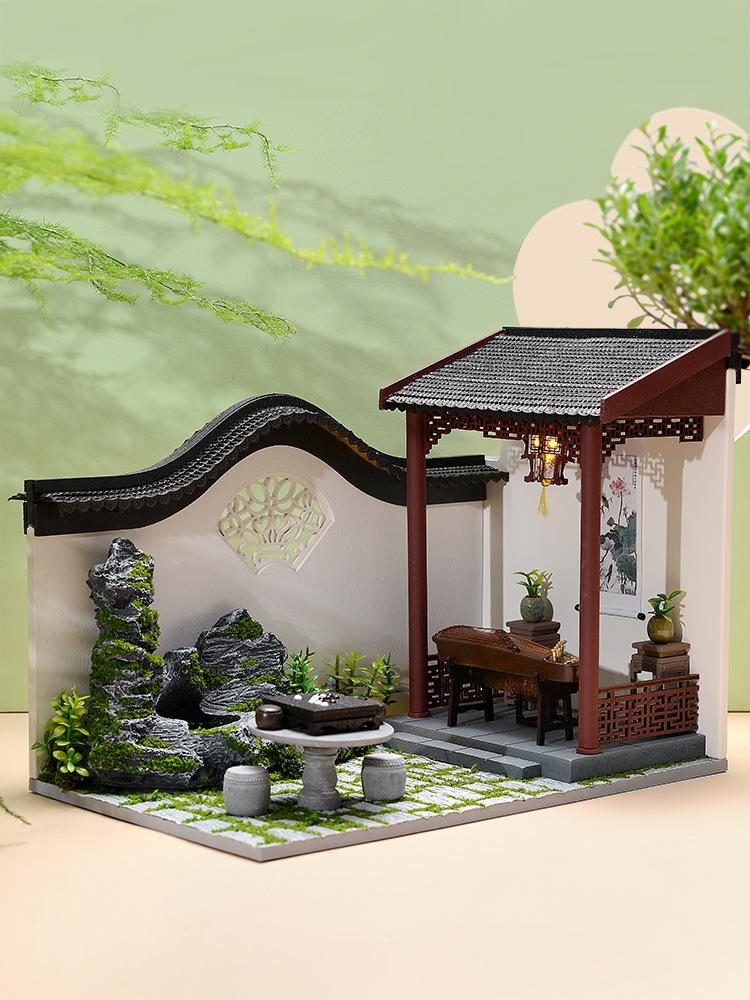Zhi Qu Wu DIY Chinese-Style Ancient Architecture Model Kit - Creative Gift for Boys and Girls
