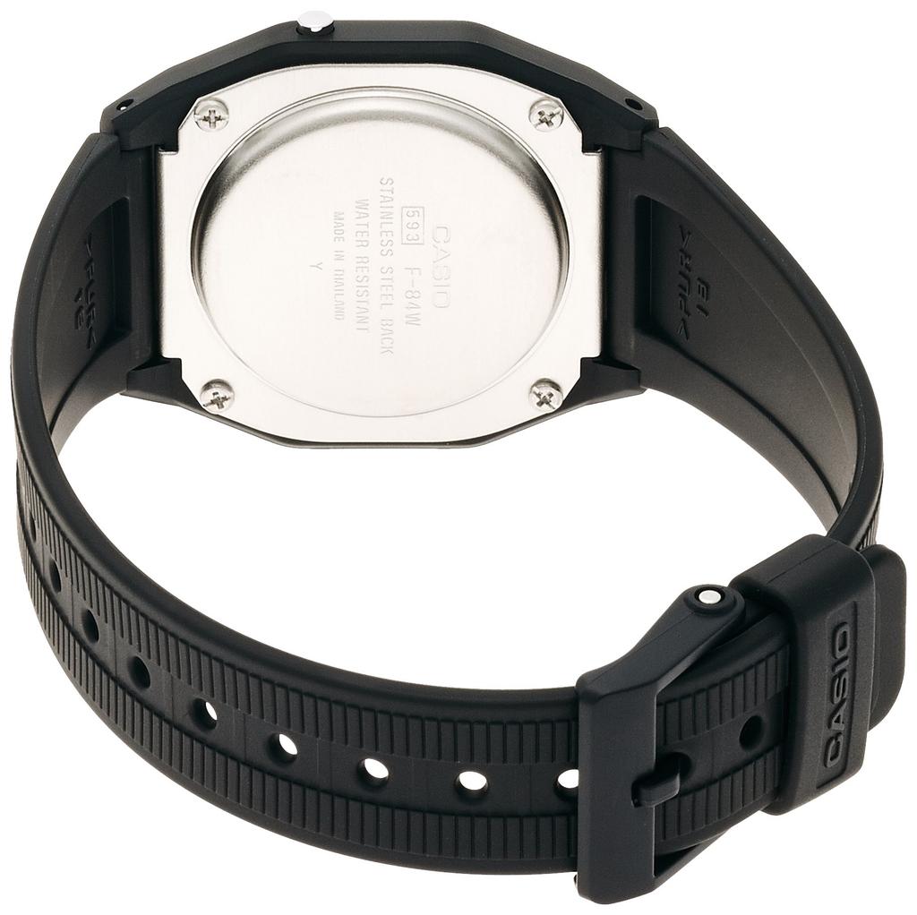 Casio Standard (STANDARD) Men's Watch, Black, F-84W-1