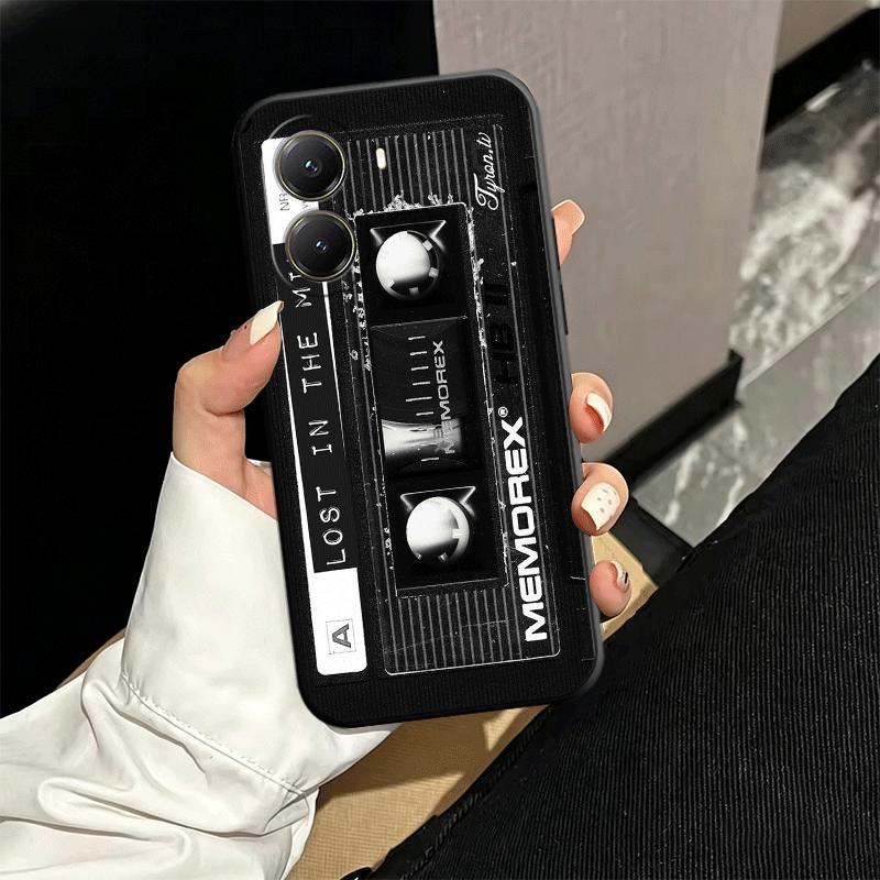 Vintage 90S Cassette Tape Pattern Soft Phone Case for Xiaomi Poco X5 X6 X7 X8 Pro Max X3 F7 F8 Ultra M8 M7 M6 M5 Redmi 15 15C 14