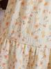 Toddler Girls Floral Spaghetti Strap Dress, Kids Summer Boho Casual Ruffle Hem Sundress for 1-8Y