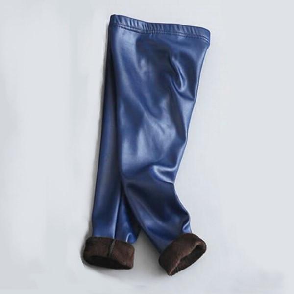 

Детские Зимние Леггинсы Теплые Детские Леггинсы Осень Зима Толстые Детские Брюки 90cm синий