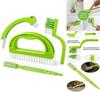 Tile Sink Bathtub Floor Crevice Brush Four Piece Set Plastic Tools Cleaning