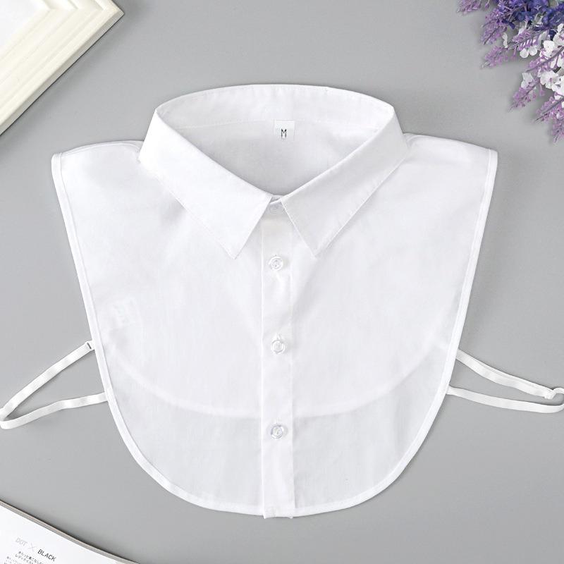 Unisex M-XXL Fake Collar Formal Business Suit Women Shirt Detachable Collars Large Size False Collar Accessories Fuax Cols