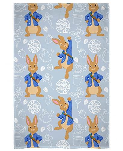 

Peter Rabbit Fleece Blanket, 100cm x 150cm, 7796 [Parallel Import]