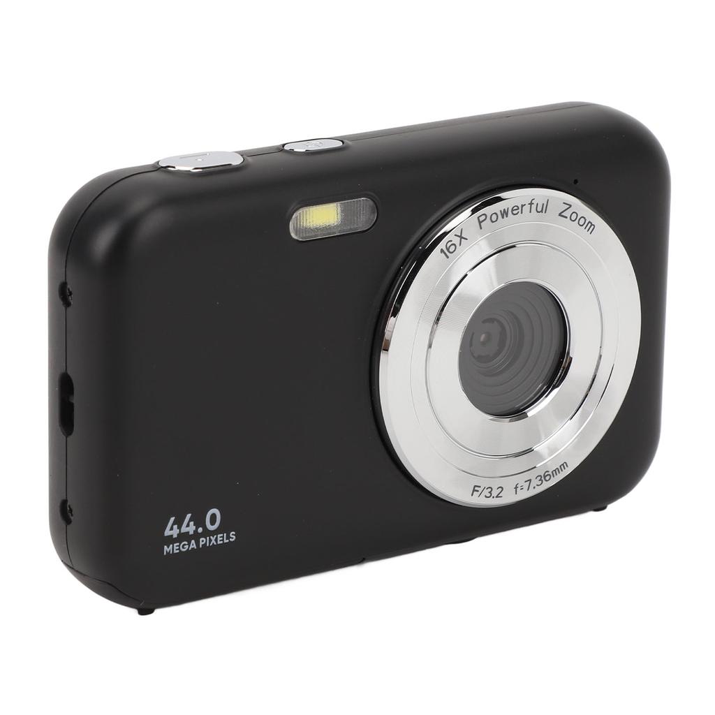 1080P Digital Camera 2.4inch Screen 16X Digital Zoom Portable 44MP Point and Shoot Camera for Teens Students Beginner
