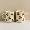 Caneca de Cerâmica Urso Curativo de Alto Valor - Caneca Fofa para Café e Água de Escritório em Estoque