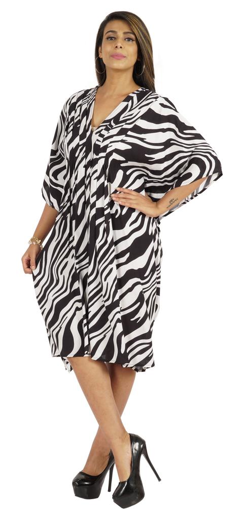 Moomaya Womens Short Kaftan Cover Up Night Dress Kaftan Gown Kimono