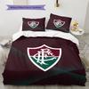 Fluminense FC Pattern Bedding Quilt Set  Home Decoration  Gift (1 * duvet cover + 2 * pillowcase  without core)