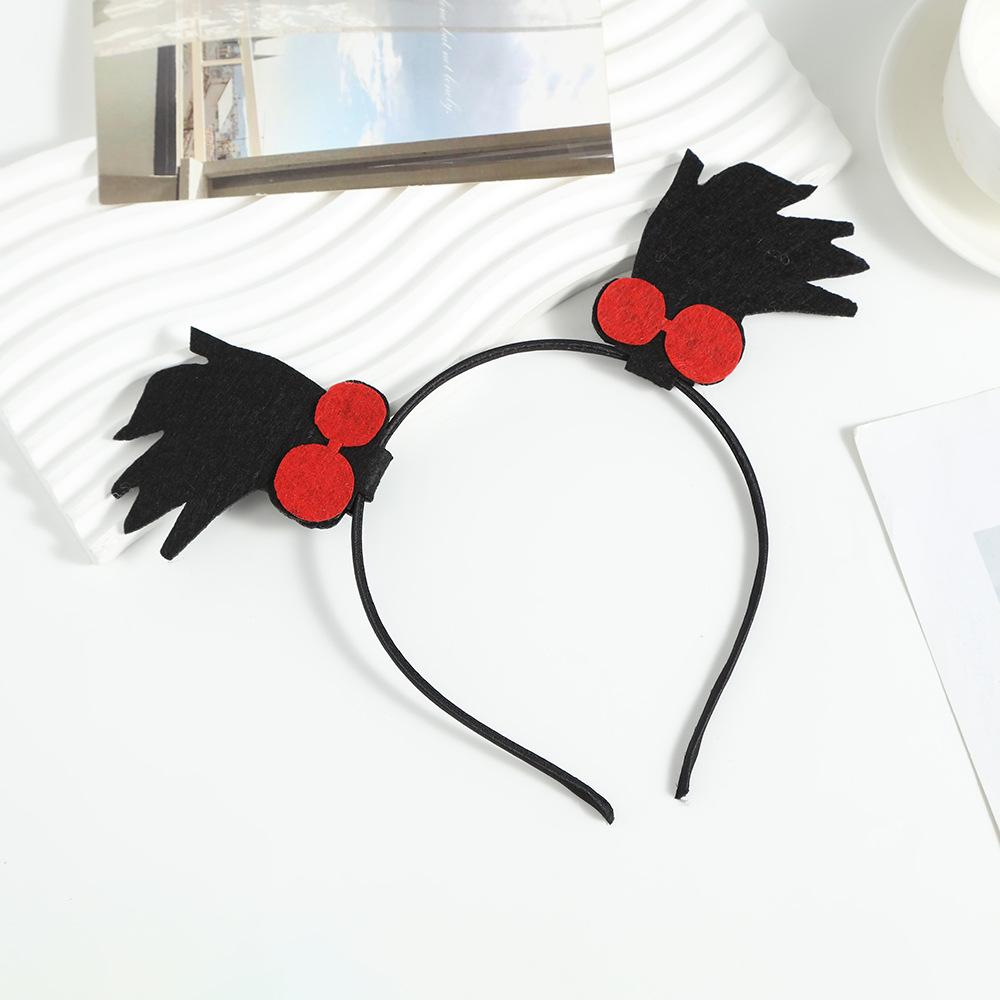 Halloween Dress Up Little Devil Bat Wig Funny Headgear Props Sky Braids Funny Hair Accessories Headband