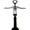 Black Metal Corkscrew Wine Bottle Opener Traditional