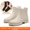 Trendiga Mångsidiga Damregnstövlar Höjande Thi Bot Slitstarka Vattentäta Kök Seood Samling PVC oes
