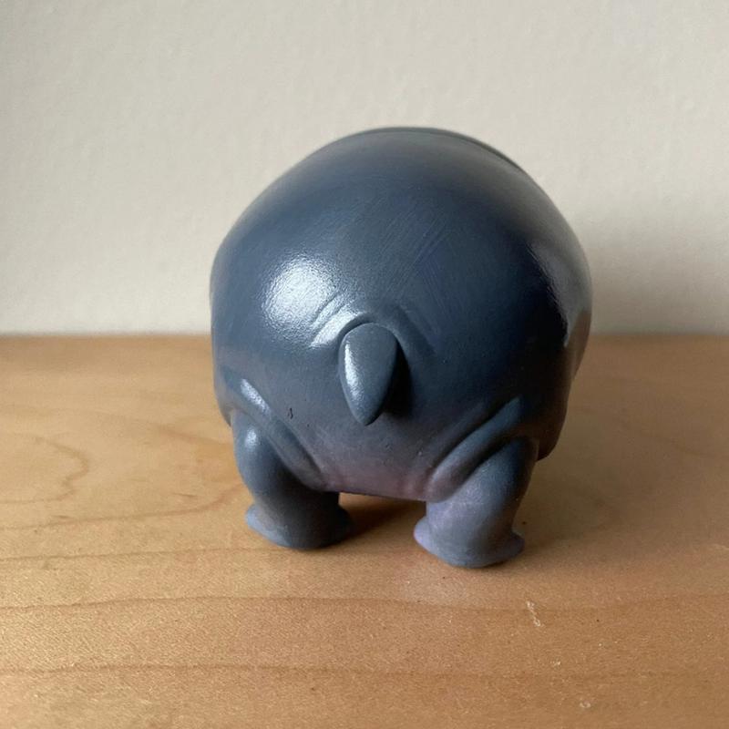 Nilpferd Statue Niedliches Nilpferd Harzfiguren Moo Den Baby Nilpferd Skulptur Schreibtischdekoration