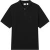 Levis Simple Comfortable Versatile Casual Retro Loose Knit Short Sleeve Polo Shirt Men Polo Shirts Black 001EF-0001
