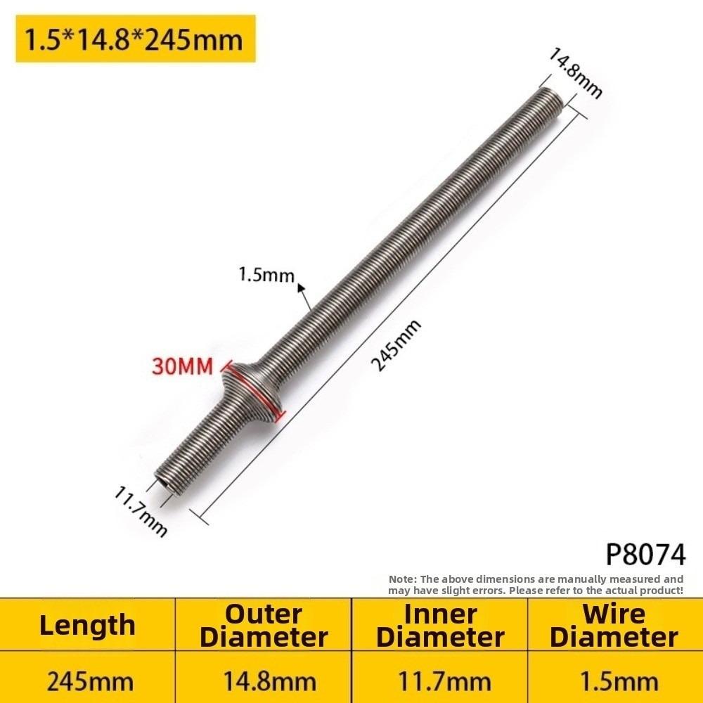 round head Spring threading extender flat head macroporous wire drawing Metal Silver Threading accessories Electrical Equipment