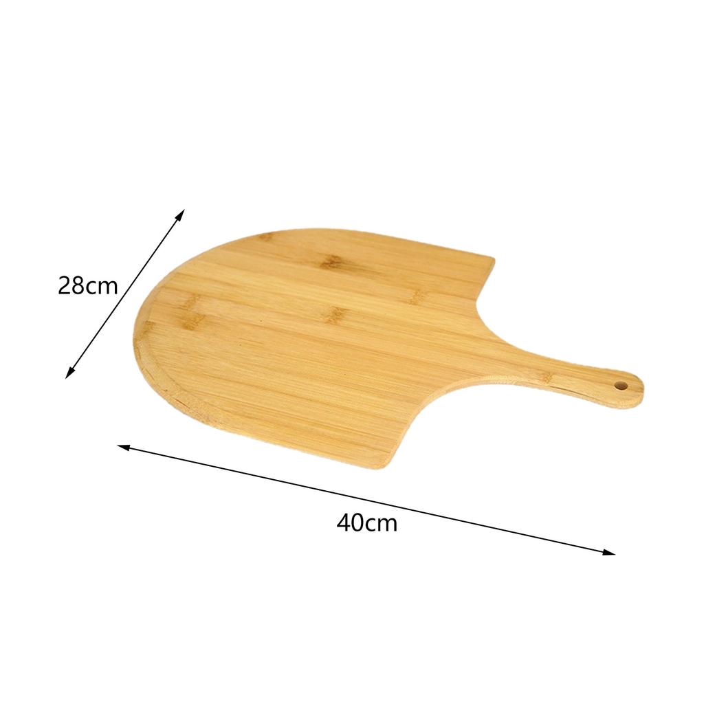 Bamboo Sliding Pizza Shovel Portable Pizza Peel Pizza Spatula Paddle with Handle Baking Supplies Kitchen Tools House Table Decor