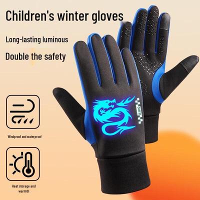 Ousen Kids' Winter Luminous Cycling Gloves
