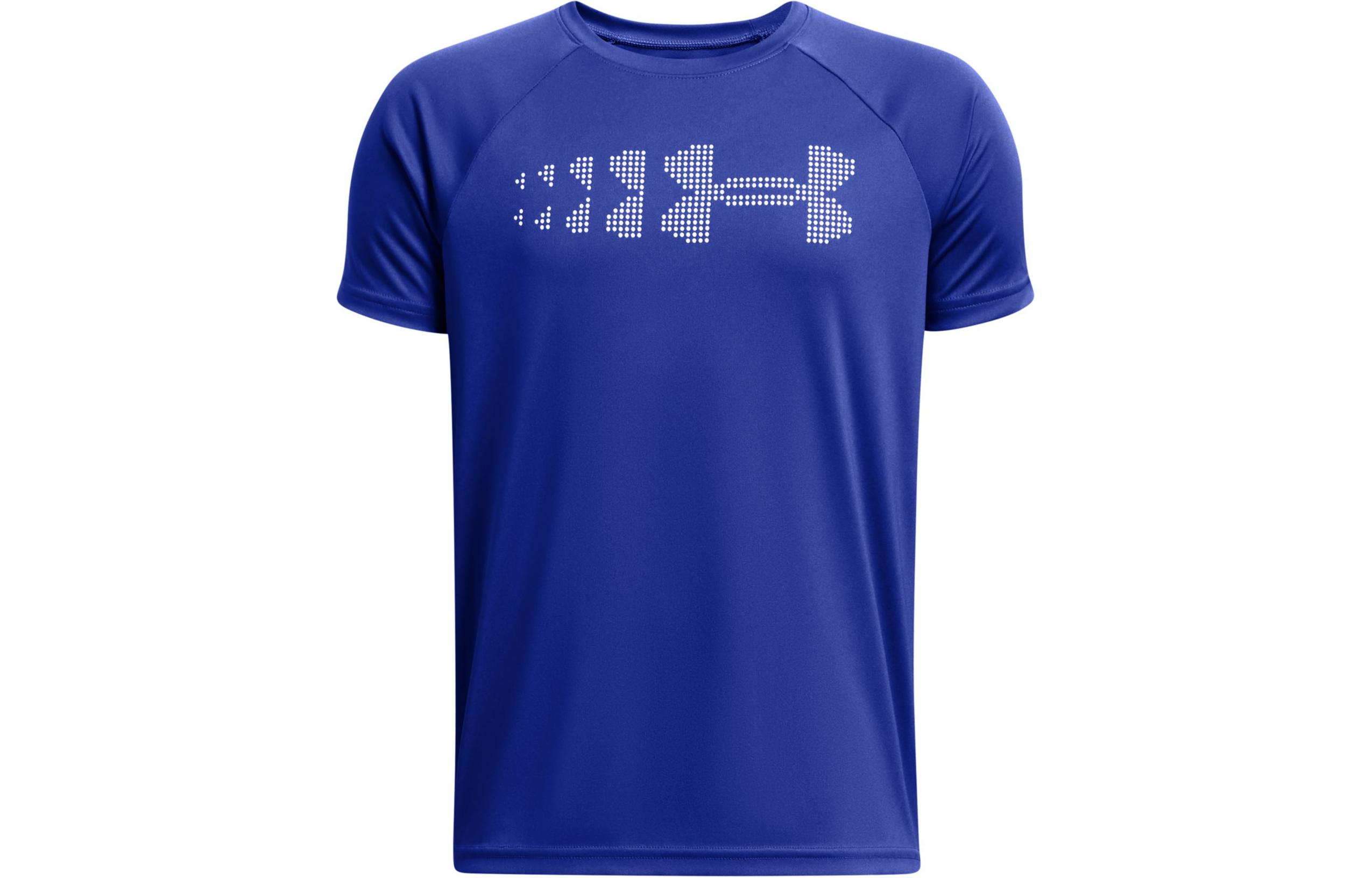 Under Armour T Shirt UA Tech Stadium Lights Blue Kids 1383009-400 YMD