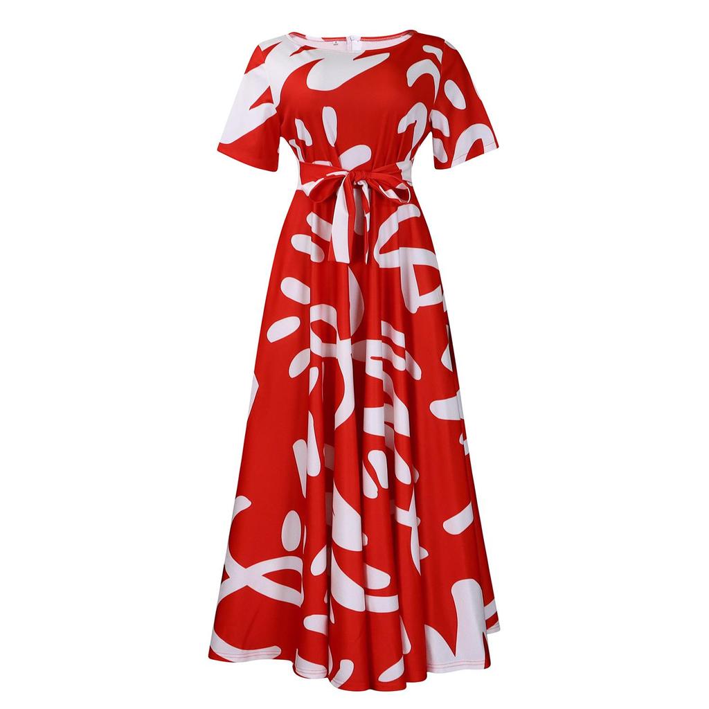 2024 Noua rochie din dantela africana pentru femei: Cu mâneci scurte, leagăn mare, mărime Plus, modă elegantă