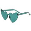 Y2K Heart Women Sunglasses Transparent Frame UV Protection Cute Shades for Toddlers Perfect for Outdoor Play&Daily Fashion KJ056