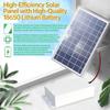 Fish Pond Solar Oxygen Booster Pump Outdoor Charging Oxygen Pump for Outdoor Garden Fish Tank Pond Small Oxygen Booster Machine