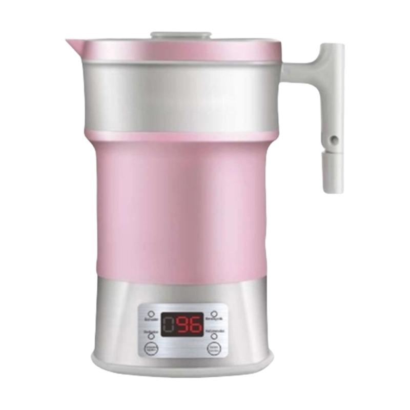 Silicone Electric Kettle 800ML Heating Kettle Foldable Kettle Silicone Texture for Rapid Heating for Home and Travel