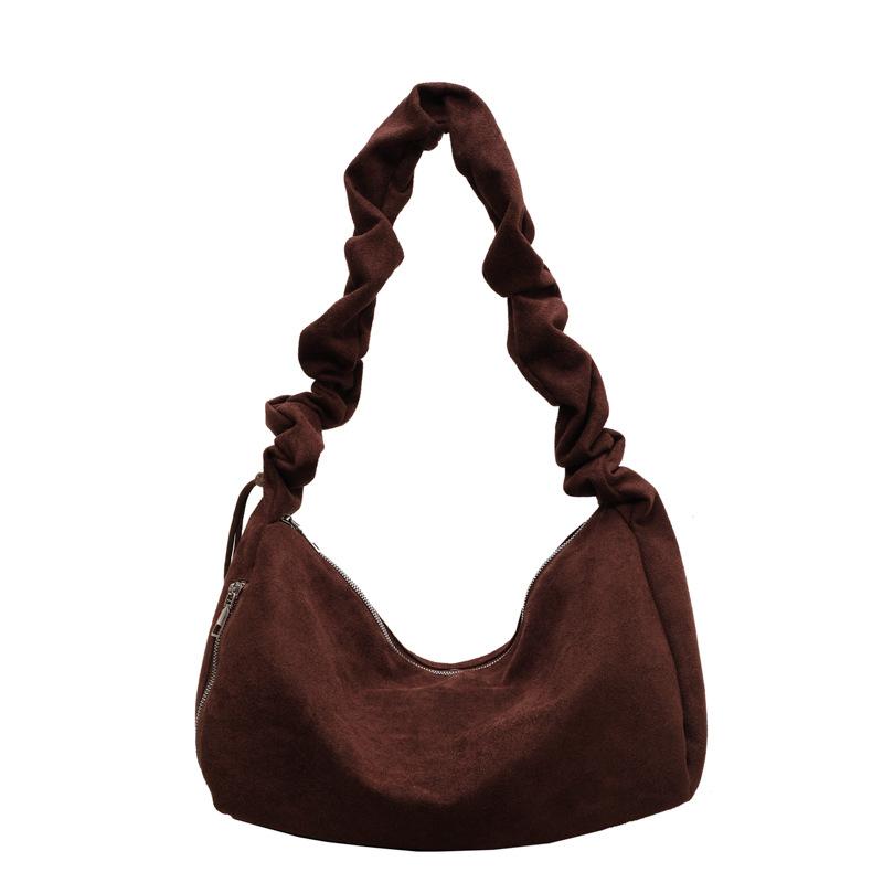 

Сумка-подушка. Жіноча сумка через плече кавовий