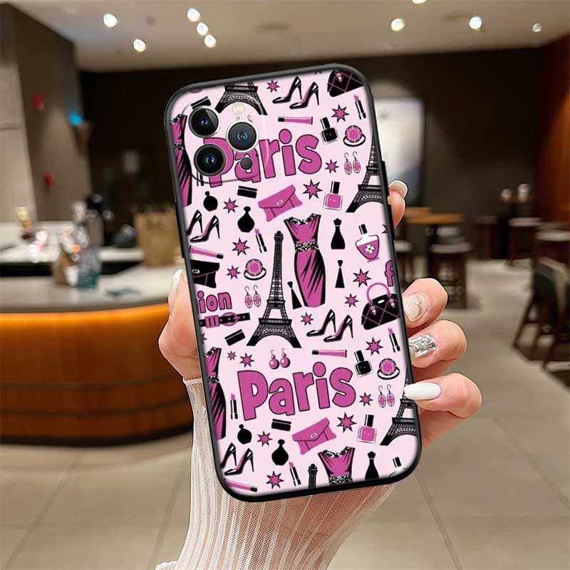 UP42 Paris Eiffelturm Schale Handyhülle für Samsung Galaxy Note 10 20 S23 S24 S25 Ultra FE Plus Edge Lite A02S A35 A07 A17