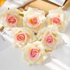 100pz 10cm Fiori Artificiali all'Ingrosso per Scrapbooking Natale Decorazioni per la Casa Matrimonio Giardino Arco di Rose Testa di Seta Finta Scatola di Caramelle