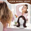 Female Styrofoam Mannequin Manikin Head Model Cosmetics Display Stand For Hair Travel Salon Hairpieces Model Hats Style