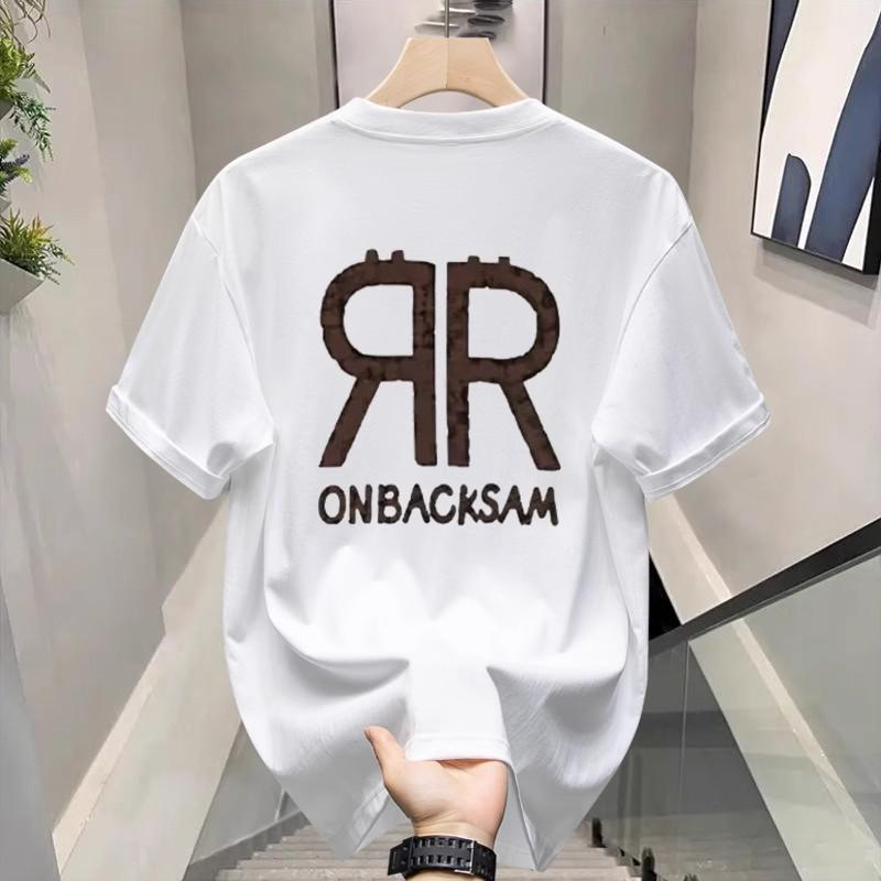 Short Sleeve Cotton Men'S Printed T-Shirt Trend Men'S And Women'S Versatile Crew Neck T-Shirt Men'S