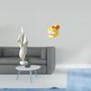 Feather Sculpture Modern Statue Resin Collection Art Crafts Desktop Ornament Cartoon Snake
