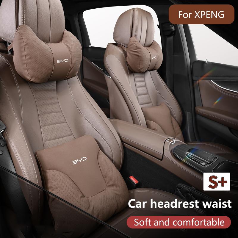 For BYD DOLPHIN ATTO2 ATTO3 SEAL U 6 SEALION 7 2025 Car Headrest Lumbar Rest Cushion Neck Support Neck Pillow Car Accessories