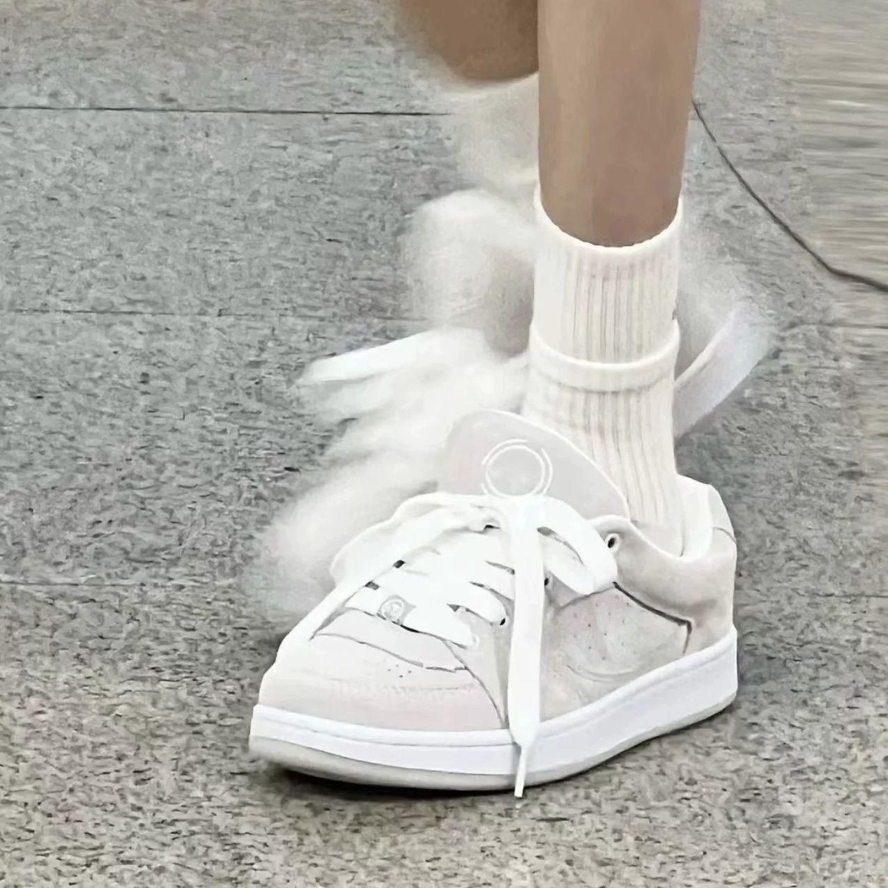 

Новая мятная цветовая схема туфли-хлеб женские шикарные ретро низкие кеды для скейтборда повседневная обувь на платформе детская школьная 40