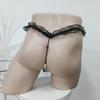 Sissy Lingerie Panties Men'S Pearl Massage T Back Thong Transparent Lace Frilly Mini Pouch G-String Femboy Crossdressers Outfits
