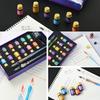 Verloopglazen Dip pennen met Inkt Cadeauset met 12 Goudpoeder Inkten Reinigingsbeker Pennenhouder voor Schrijver Kunstenaar Student Kind