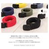 Dickies GI Belt Gacha Belt 32mm Width Double Logo Black Buckle Limited Edition DS0112ZN Cotton Blend Belt White (06)