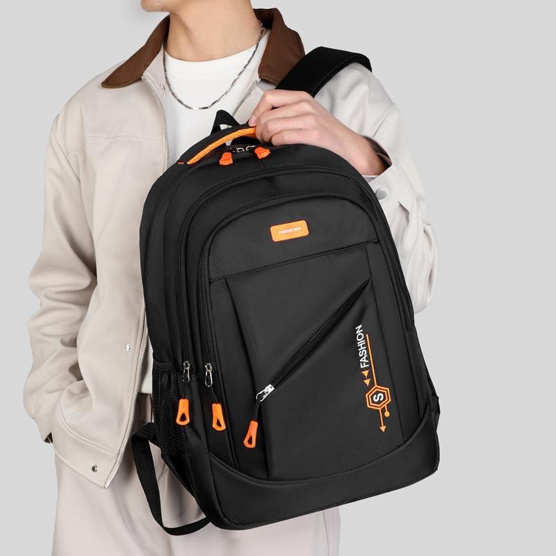 Unisex Rucksack, Trendiger Koreanischer Stil Rucksack mit Mehreren Fächern, Leicht Wasserdicht Großes Fassungsvermögen