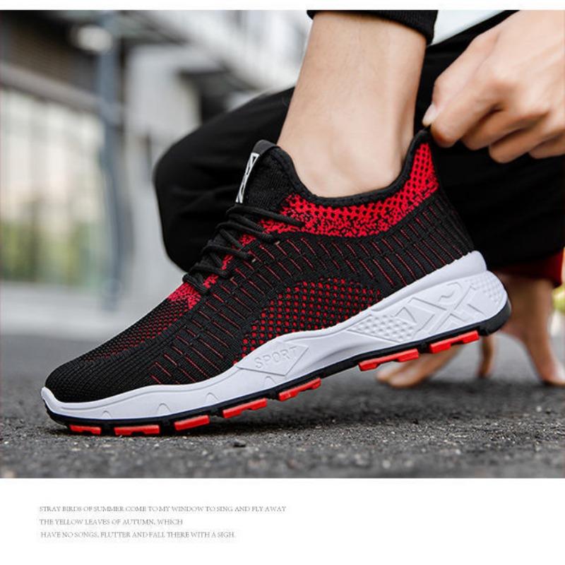 Casual Shoes, Men's Shoes, Sports Shoes, Mesh Shoes, Fly Woven Shoes, Sports Running Shoes