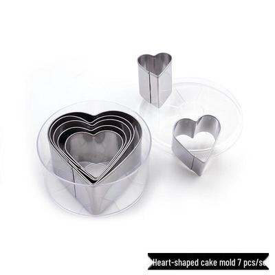 Stainless Steel Heart Baking Mold Set