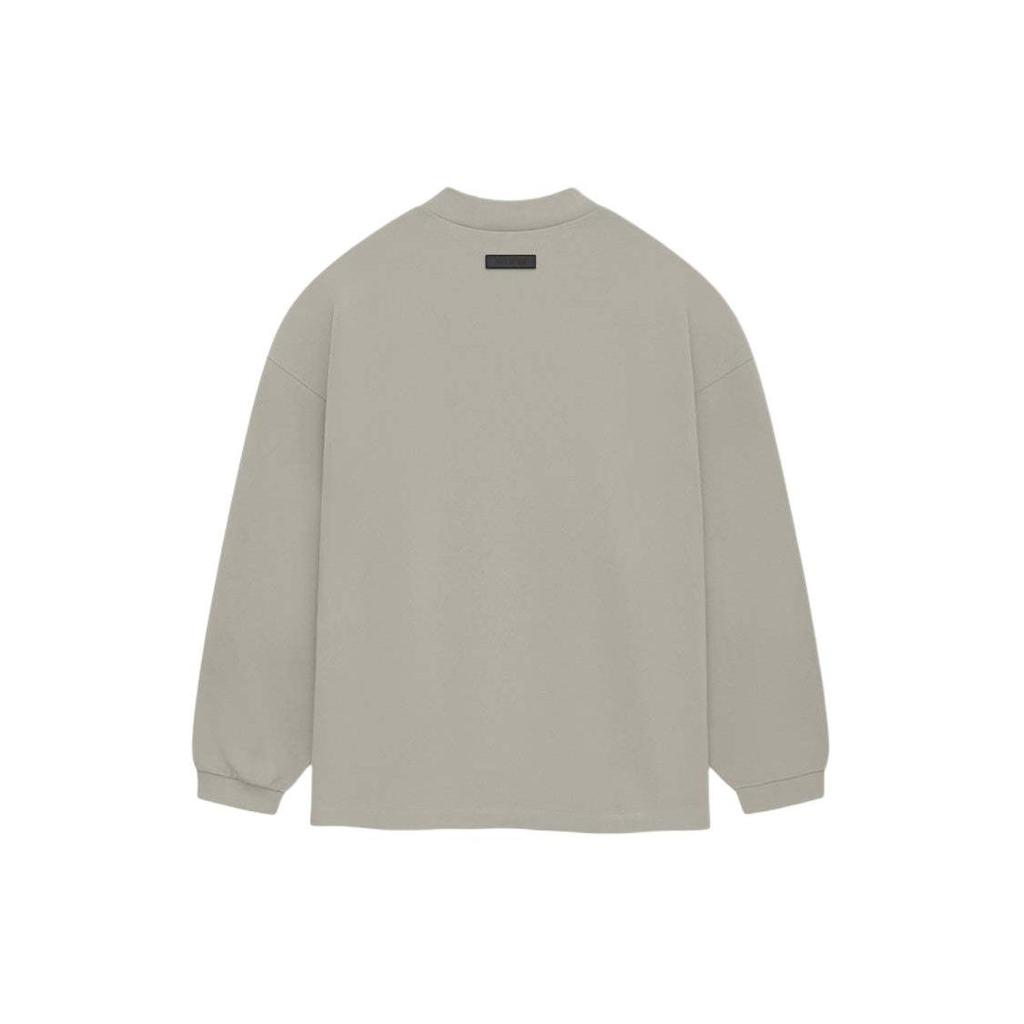Fear of God Essentials Heavy Jersey Long-Sleeve T-Shirt Seal Men Tops Grey 125SP242015F