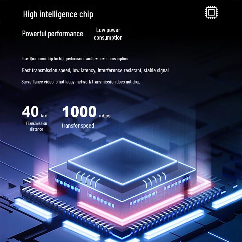 BOYANG Gigabit 1-Fiber 4-Electric Single-Mode Optic Transceiver