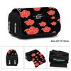 Trousse Naruto Uzumaki Pochette Papeterie Anime Grande Capacité Double Couche Boîte à Crayons Dessin Animé pour Élèves