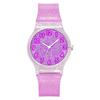 Ladies' Watch Simple European and American Student Watch Transparent Silicone Digital Women's Fashion Quartz Watches
