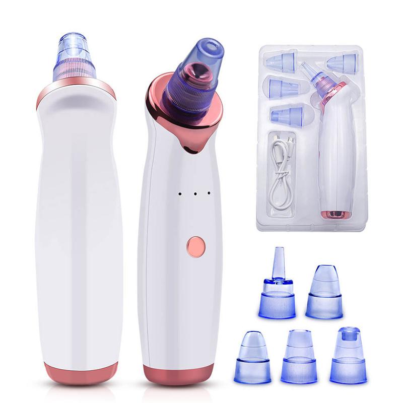 Vacuum Face Cleanser with 5 Different Attachments Branded Packaging and USB Charger